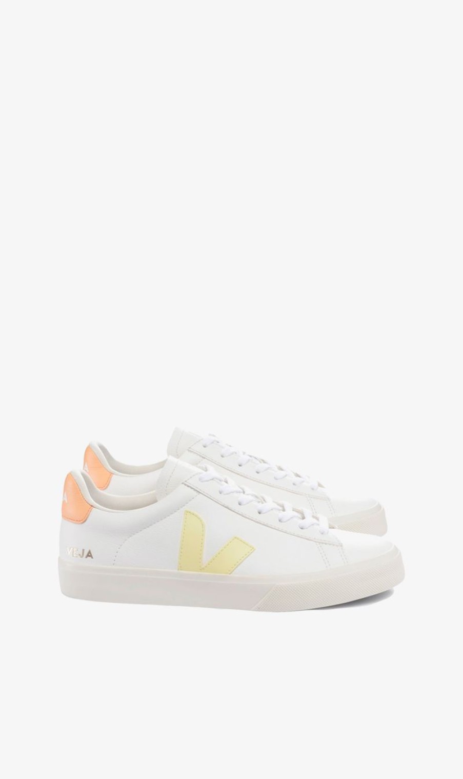 Sneakers * | Veja | Campo Chromefree Extra Sun Peach White