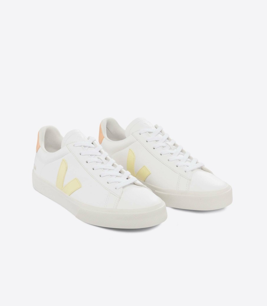 Sneakers * | Veja | Campo Chromefree Extra Sun Peach White