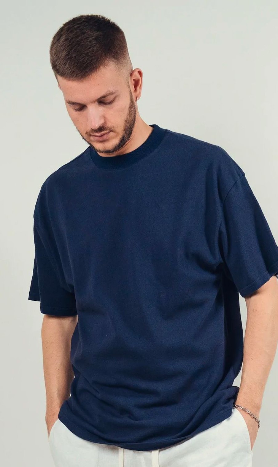 Menswear * | Kore Studios | Laker Big Tee Midnight Navy