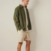 Menswear * | Kore Studios | Boston Heavy L/S Cord Shirt Pine Green