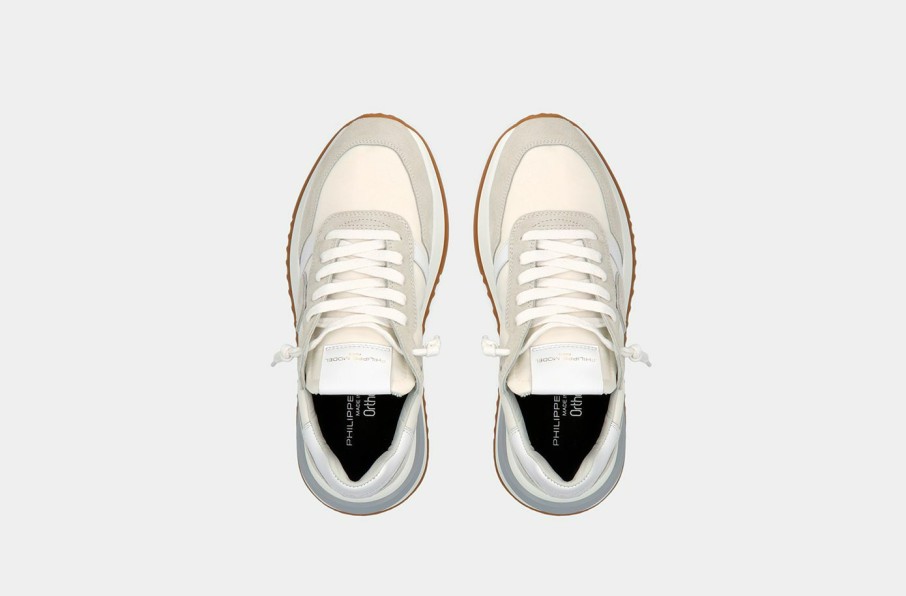 Sneakers * | Philippe Model | Tropez 2.1 Low Woman Mondial Blanc White