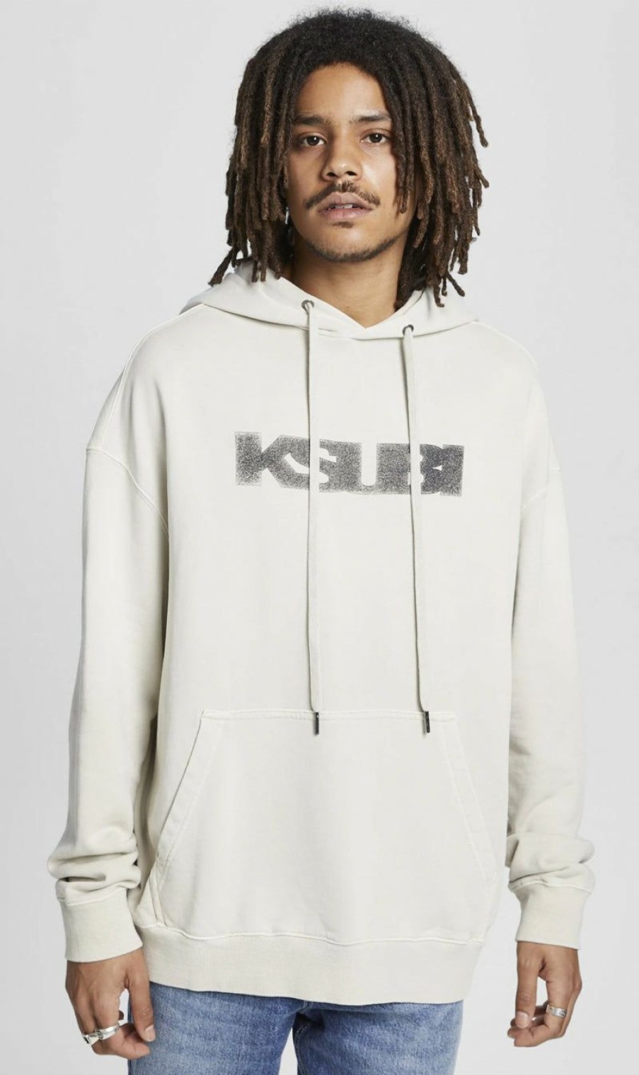 Menswear * | Ksubi Mens | Sign Of The Times Biggie Hoodi Palm Off-White