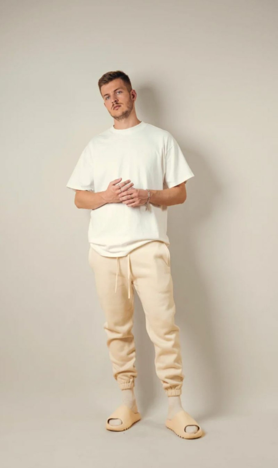 Menswear * | Kore Studios | Macleay Track Pant Sand Beige