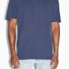 Menswear * | Ksubi | 4X4 Biggie Ss Tee Midnight Blue