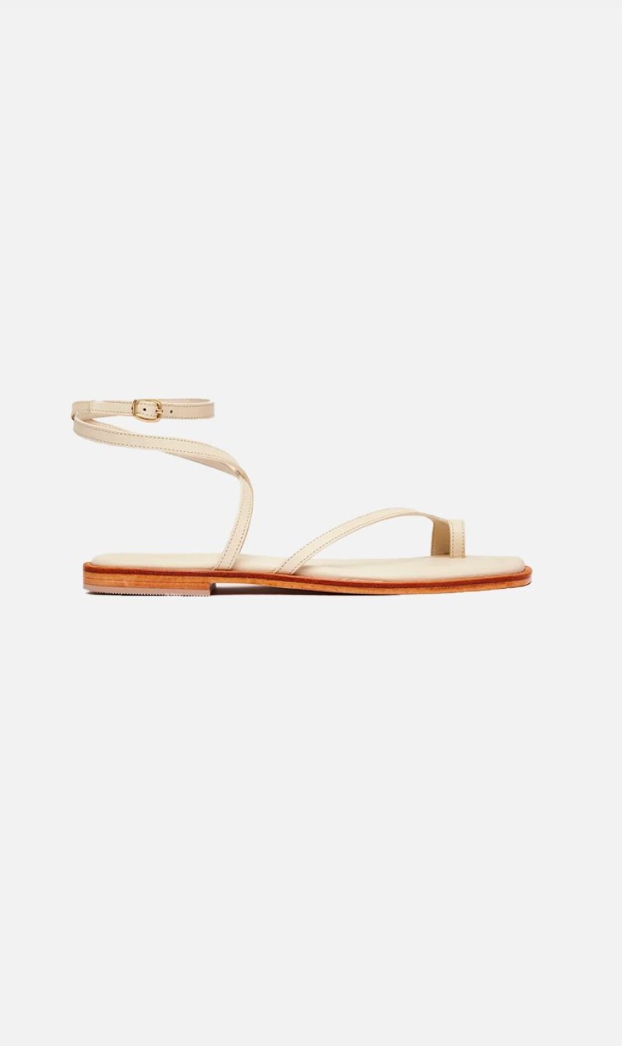 Sandals * | A.Emery | Piper Sandal Egg Shell Off-White