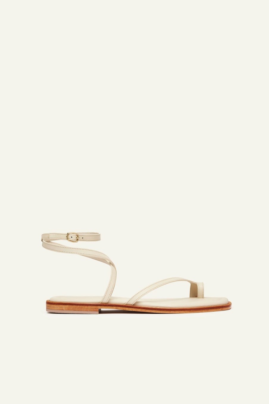 Sandals * | A.Emery | Piper Sandal Egg Shell Off-White