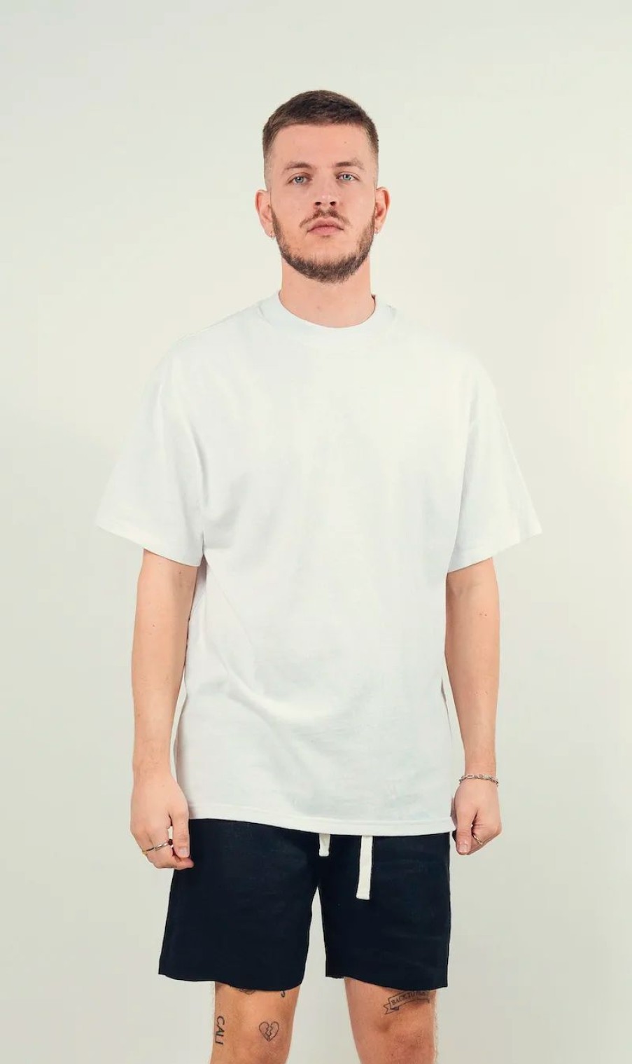 Menswear * | Kore Studios | Laker Big Tee White