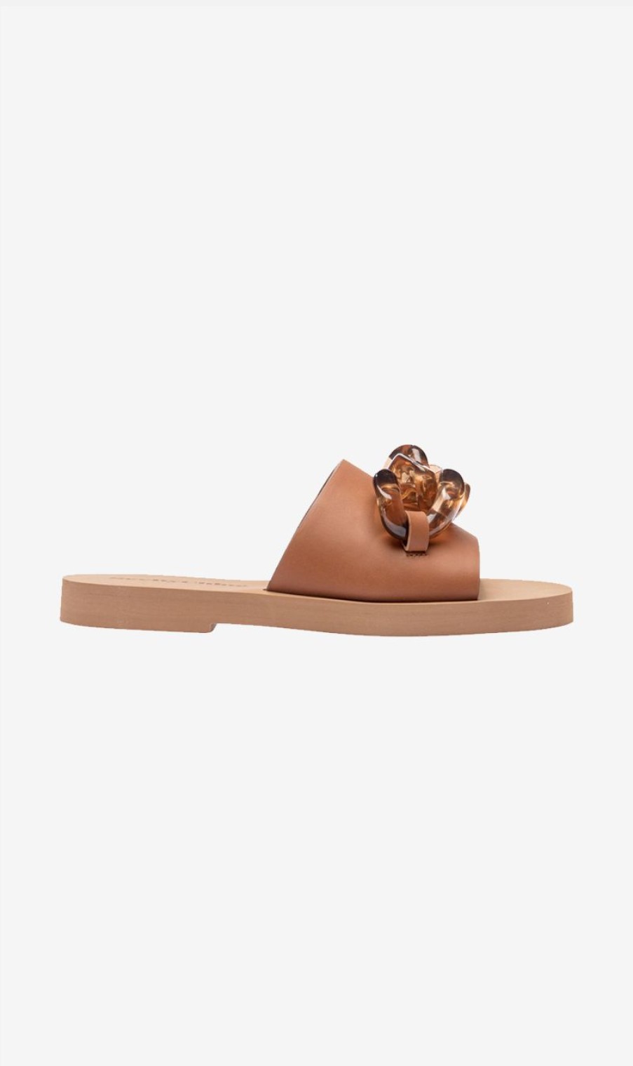 Sandals * | See By Chloe | Slides Natural Brown