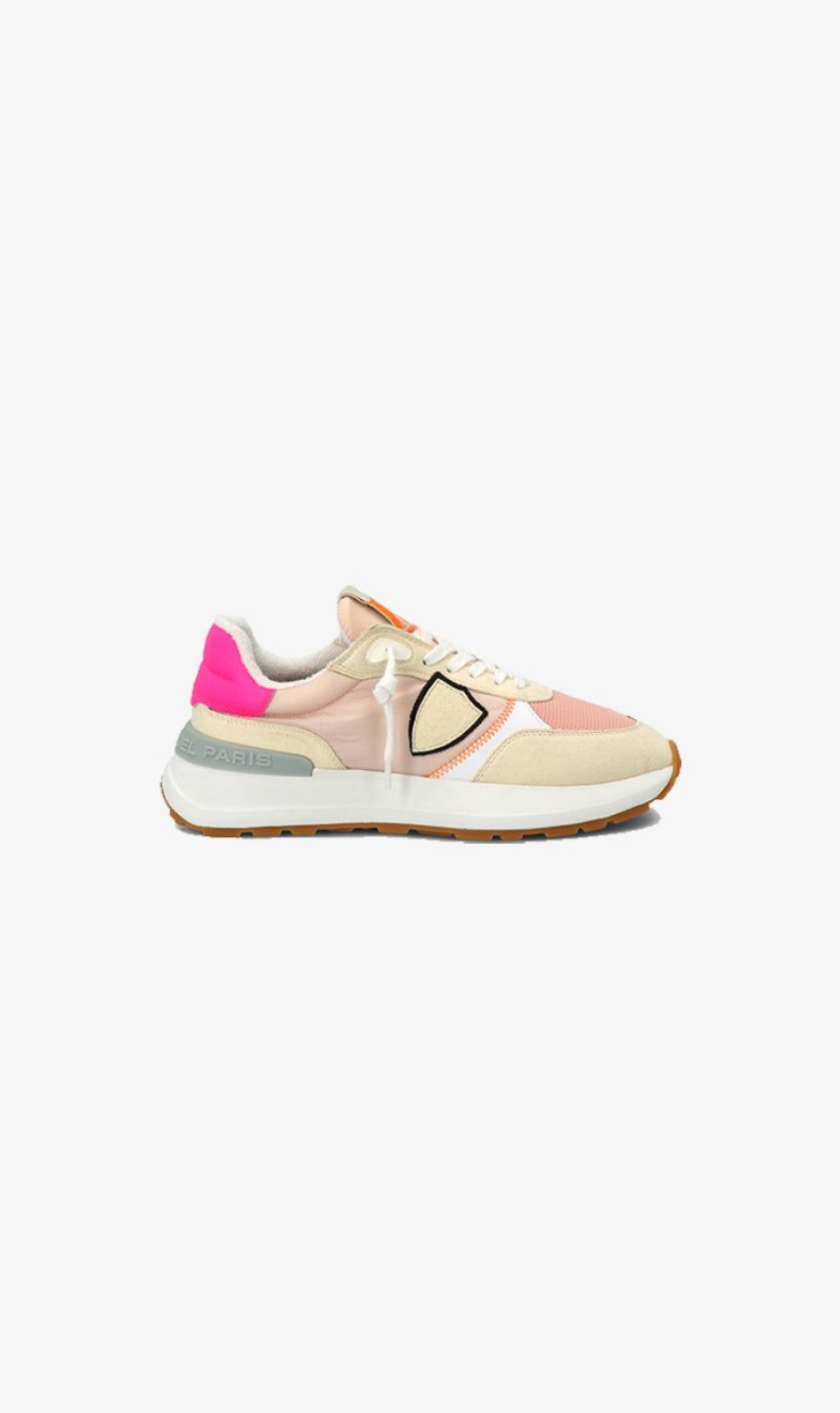 Sneakers * | Philippe Model | Antibes Low Mondial Pop Blanc Orange Misc