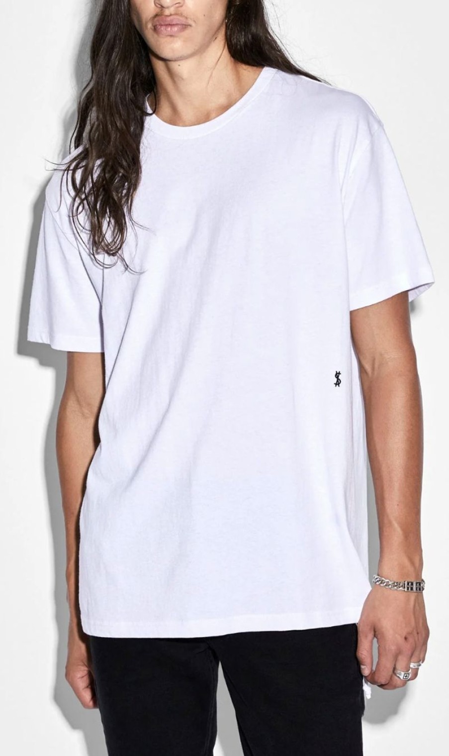 Menswear * | Ksubi | 4X4 Biggie Ss Tee Optic White