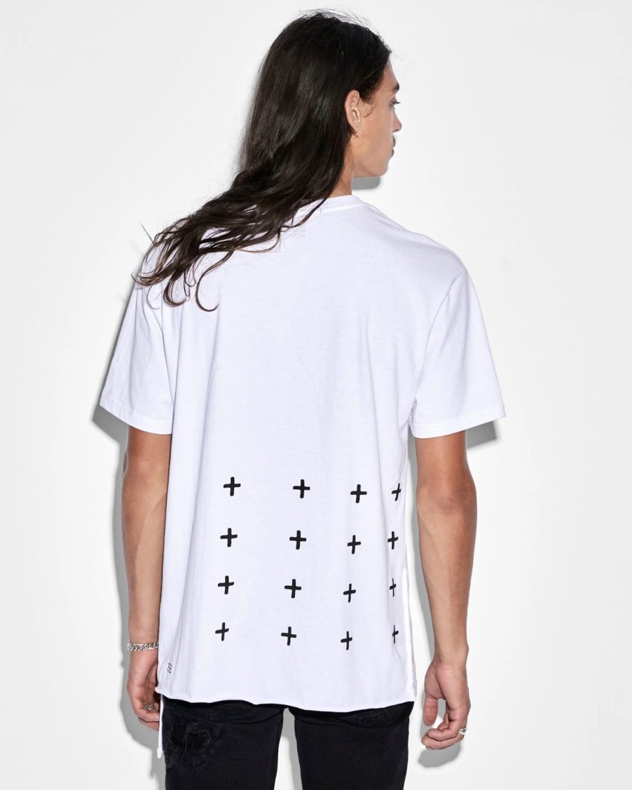 Menswear * | Ksubi | 4X4 Biggie Ss Tee Optic White