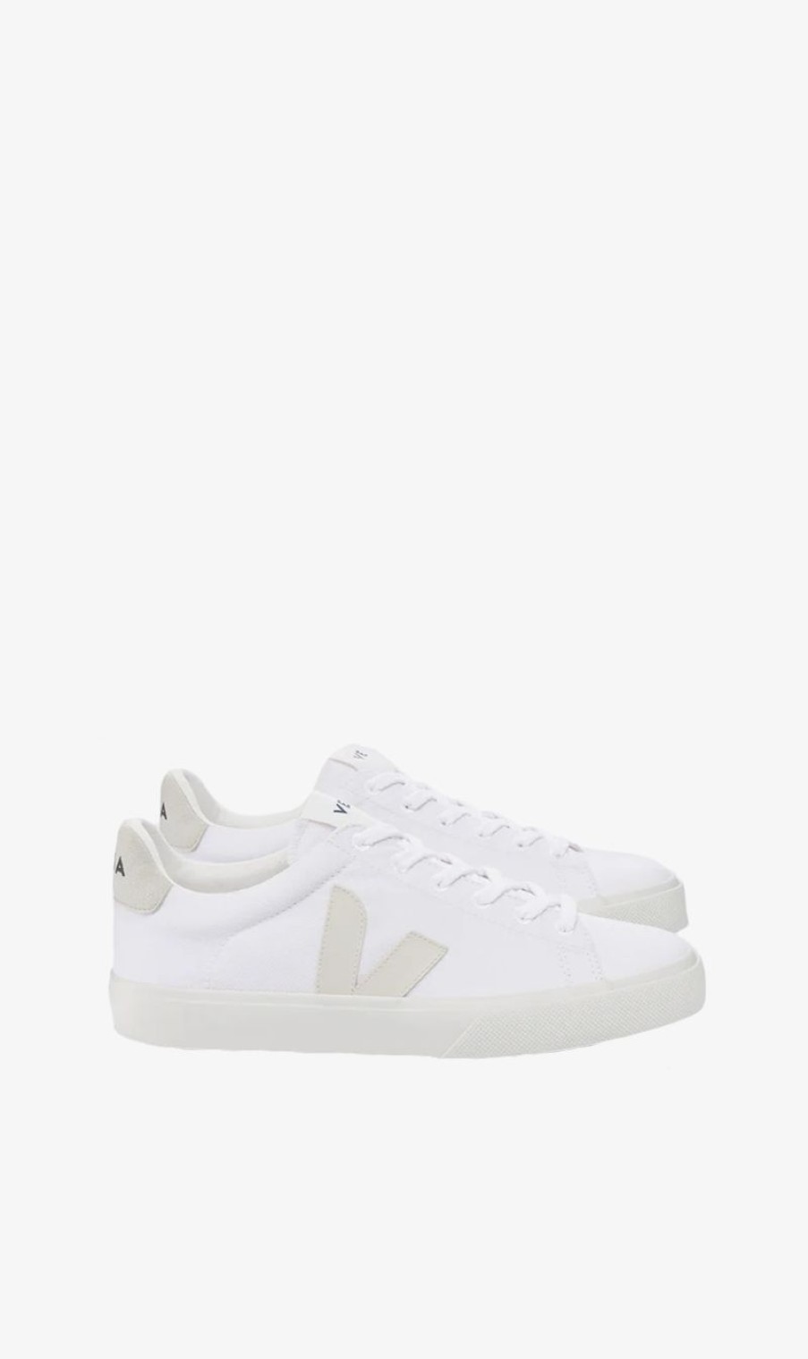 Sneakers * | Veja | Campo Canvas Pierre White