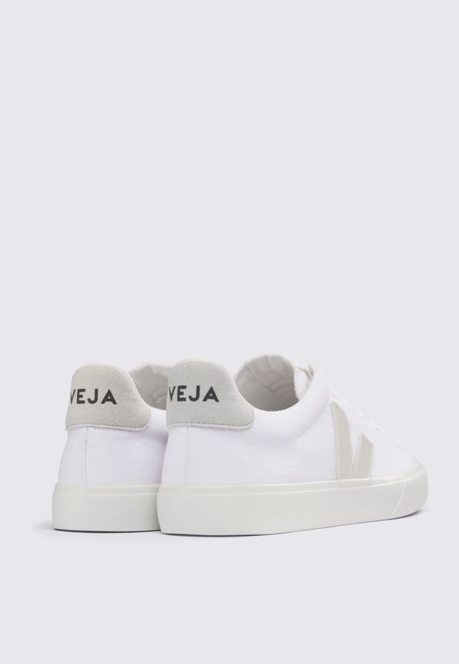 Sneakers * | Veja | Campo Canvas Pierre White