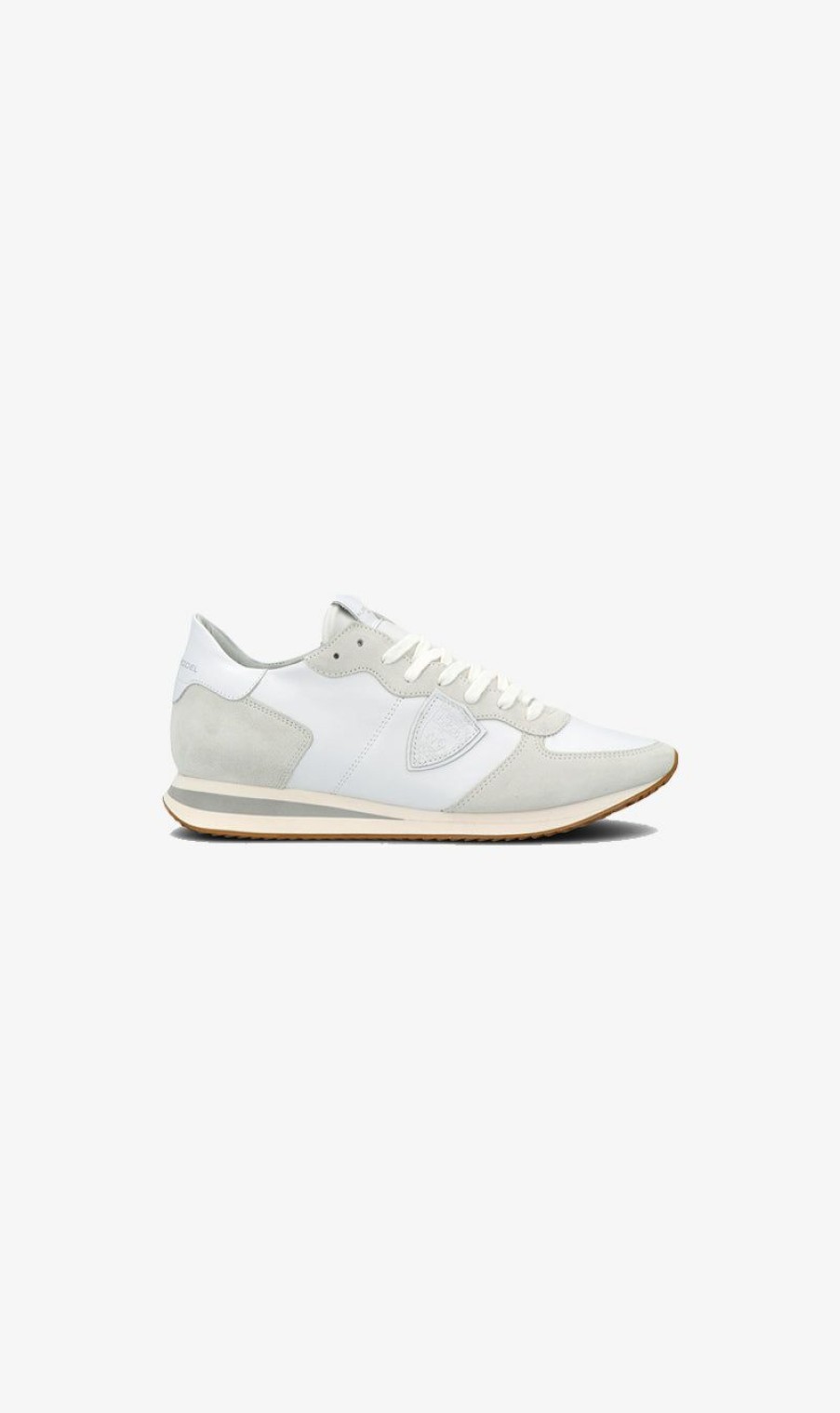 Sneakers * | Philippe Model | Mens Trpx Low Veau Blanc White