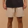 Menswear * | Kore Studios | Thomas Twill Short Sand Beige