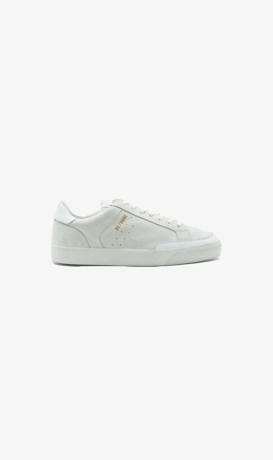 Sneakers * | Re/Done | Skate Shoe Suede White