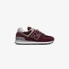 Sneakers * | New Balance | 574 Burgundy With White