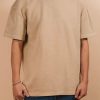 Menswear * | Kore Studios | Offside Waffle Tee Sand Beige