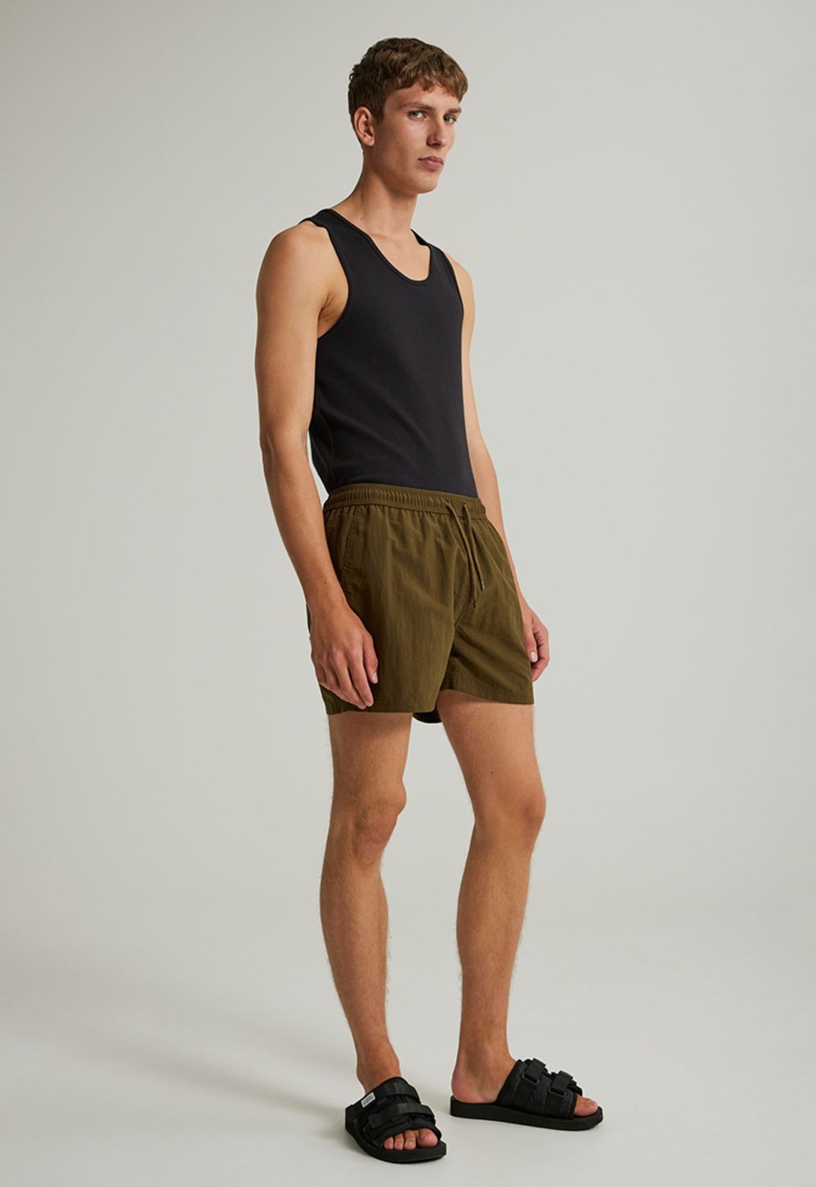 Menswear * | Jac+Jack Jac + Jack | Swim Short Surplus Green