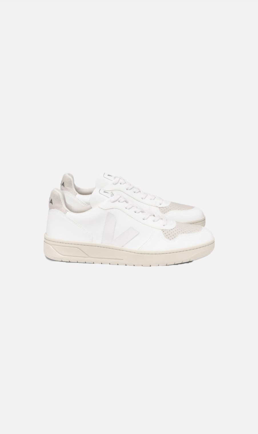 Sneakers * | Veja | V-10 Cwl White / Natural Misc