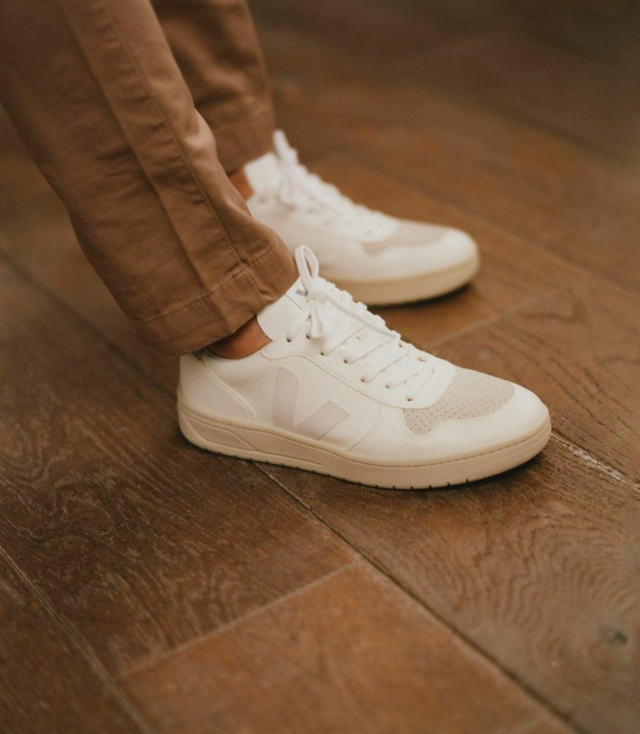 Sneakers * | Veja | V-10 Cwl White / Natural Misc