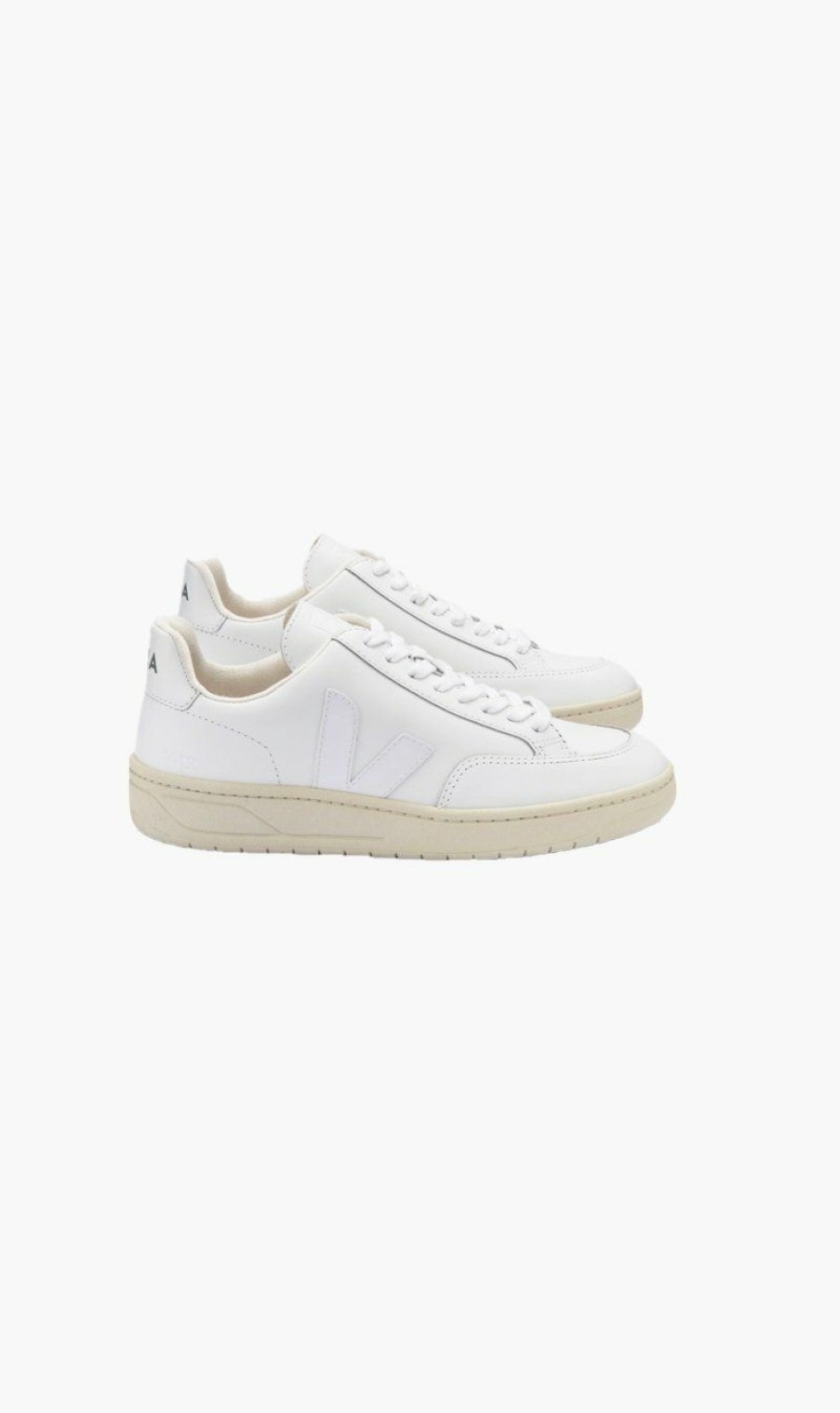 Sneakers * | Veja | V-12 Leather Sneakers Extra White Misc