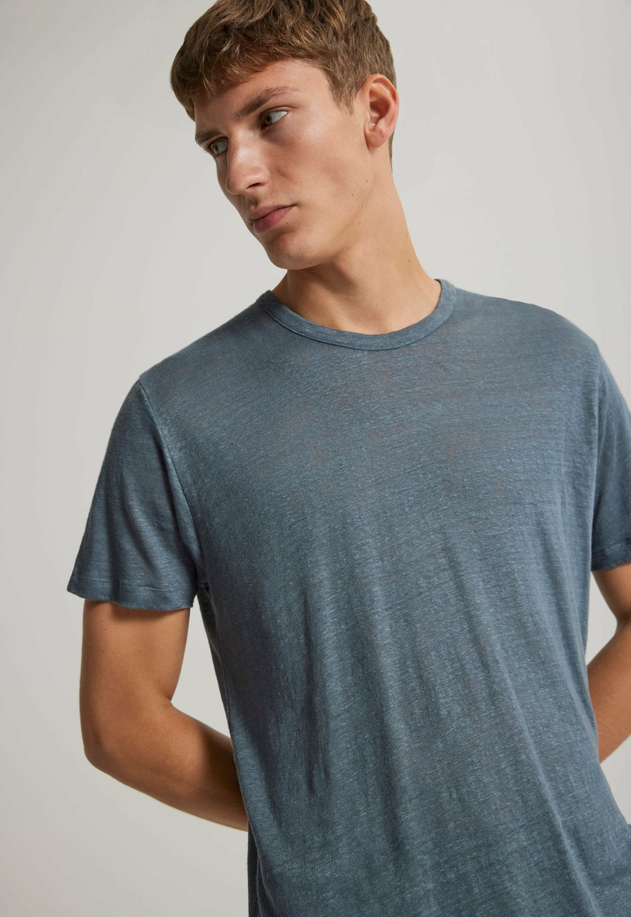 Menswear * | Jac+Jack Jac + Jack | Yale Tee Eve Blue