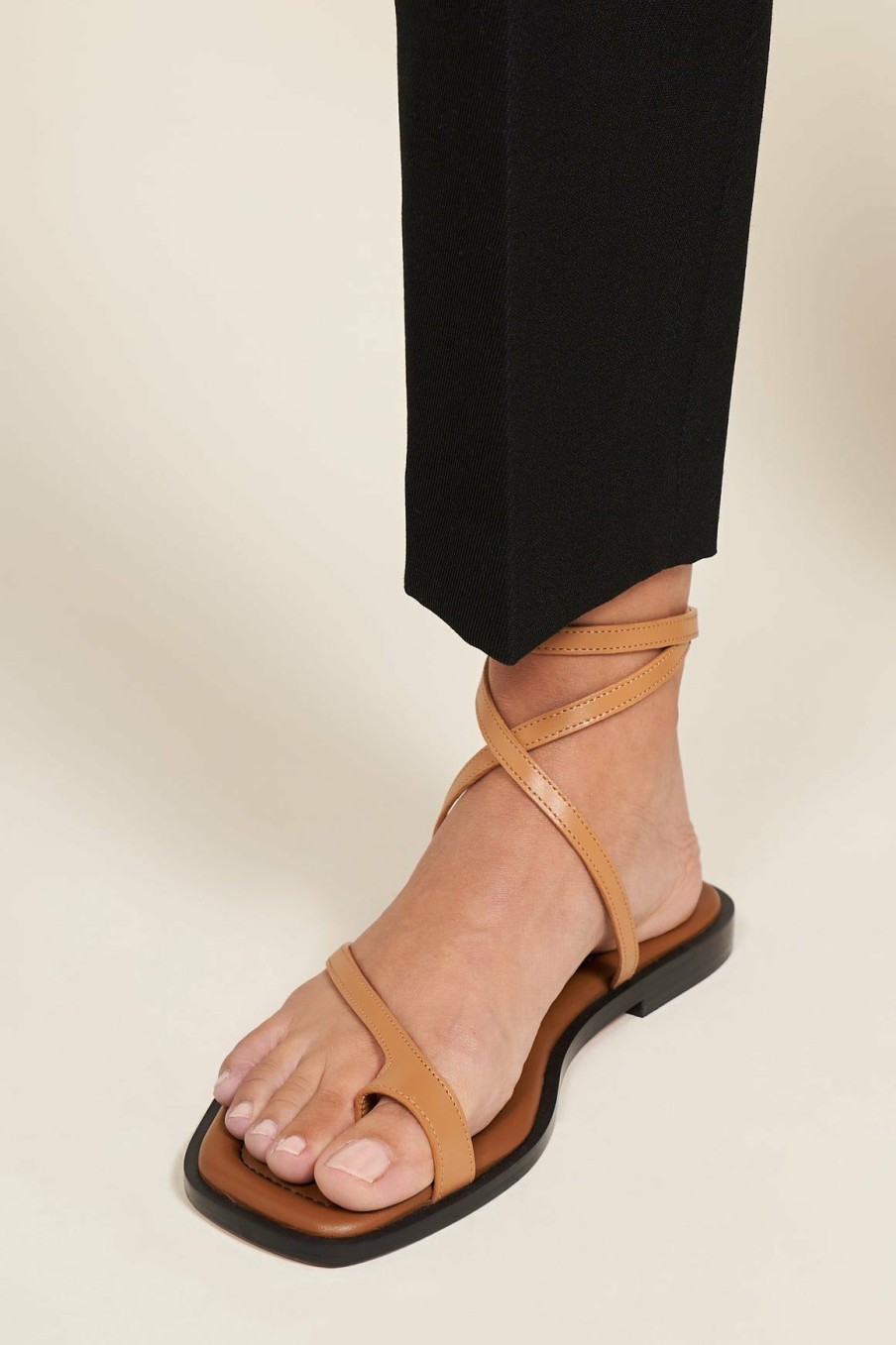 Sandals * | A.Emery | Piper Sandal Deep Tan Brown