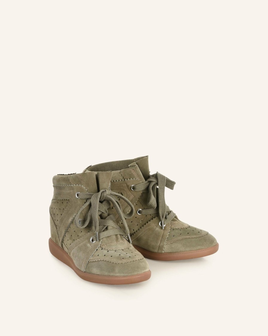 Sneakers * | Isabel Marant | Bobby Sneakers Taupe Beige