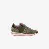 Sneakers * | Philippe Model | Sneaker Trpx Militaire Green