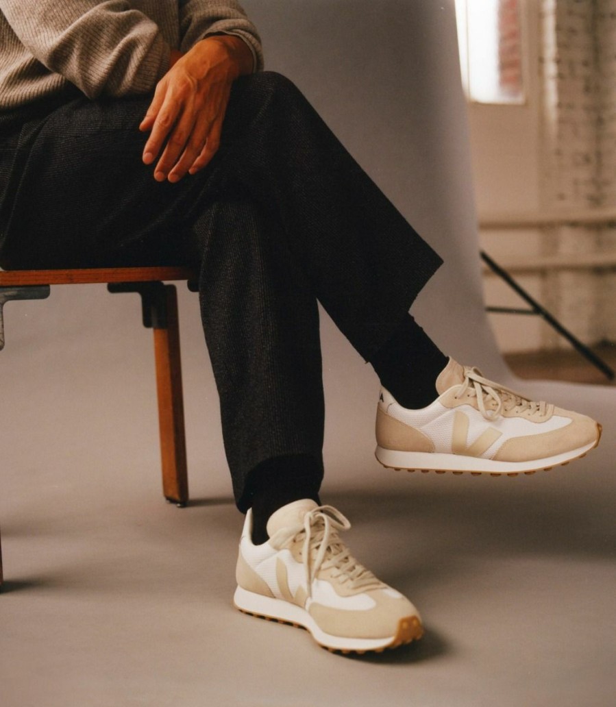 Sneakers * | Veja | Rio-Branco Alveomesh White / Pierre / Natural Misc