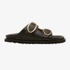 Sandals * | Vanessa Bruno | Sandale Fussbet Sandale Plate Black