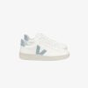 Sneakers * | Veja | V-12 Leather Extra Steel White