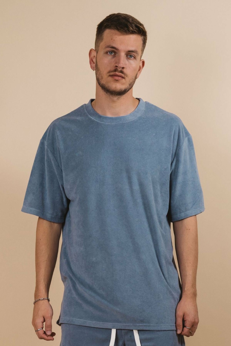 Menswear * | Kore Studios | Terry Cruise Tee Slate Grey