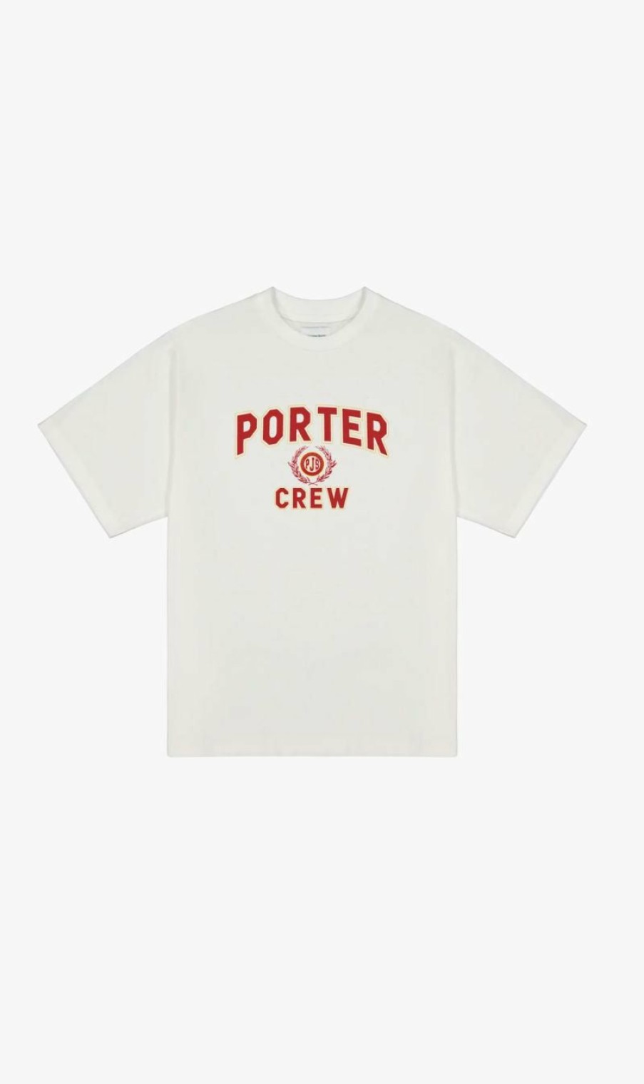 Menswear * | Porter James Sports | Varsity Tee White