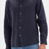 Menswear * | Assembly Label | Casual Long Sleeve Shirt True Navy