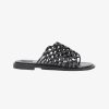 Sandals * | La Tribe | Knotted Thong Black