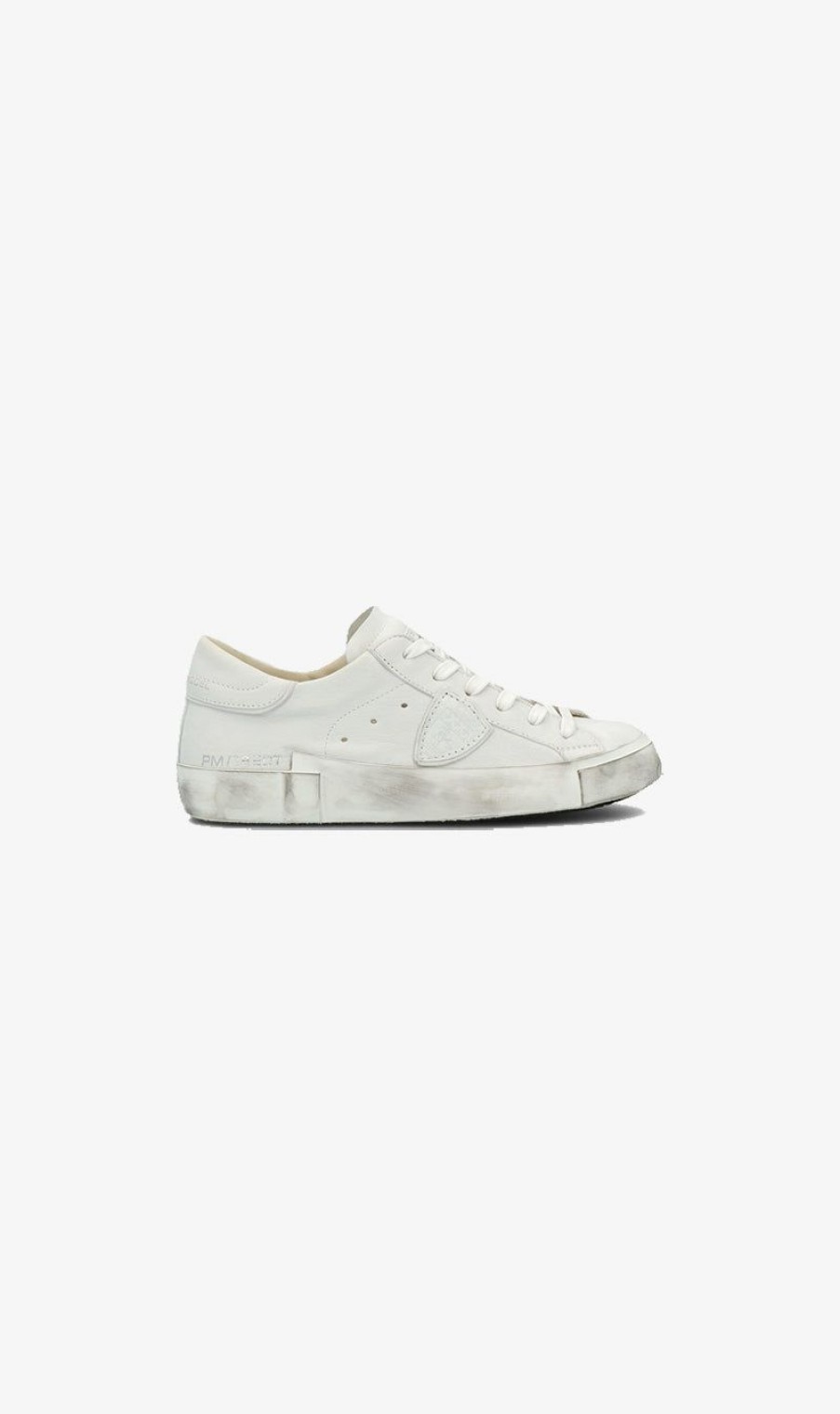 Sneakers * | Philippe Model | Prsx Low Basic Blanc Misc