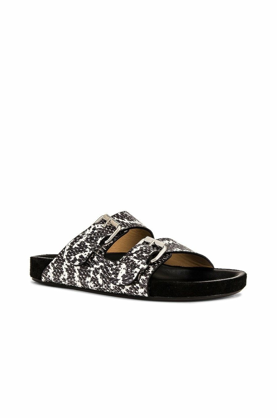 Sandals * | Isabel Marant | Lennyo Sandals Black/White Print