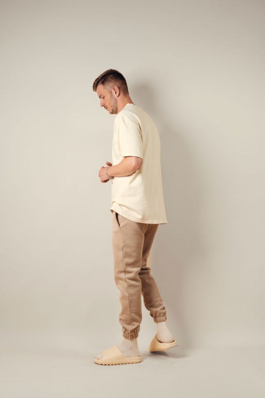 Menswear * | Kore Studios | Macleay Track Pant Taupe Beige