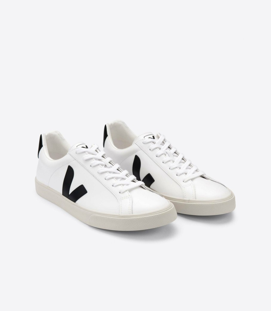 Sneakers * | Veja | Esplar Leather Extra Black White