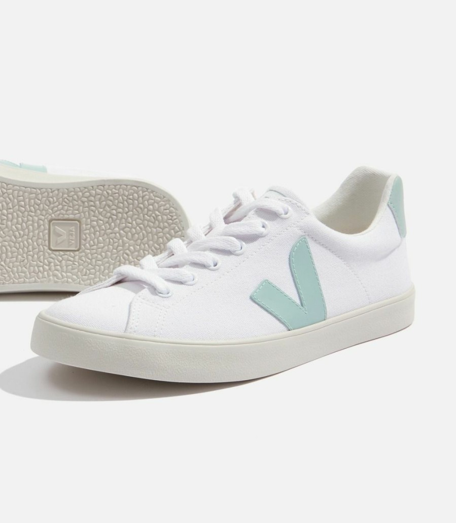 Sneakers * | Veja | Esplar Se Canvas White / Matcha Misc