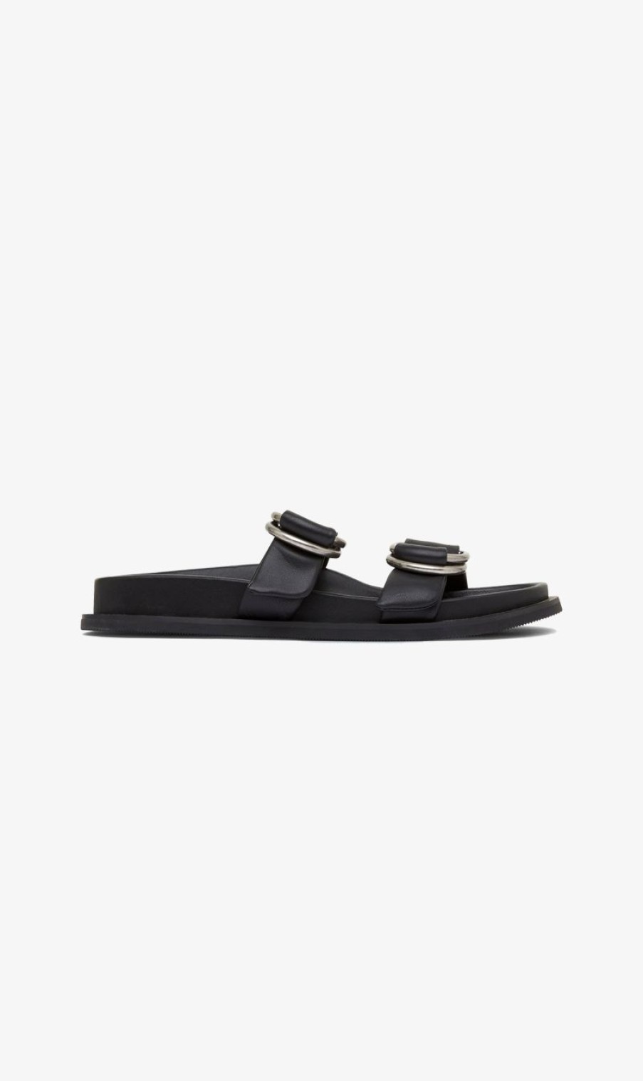 Sandals * | St Agni St. Agni | Ring Detail Slide Black