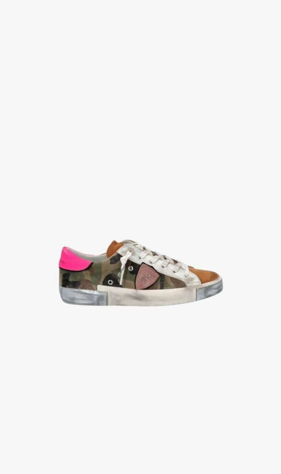 Sneakers * | Philippe Model | Sneaker Prsx -Militaire Misc