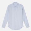 Menswear * | Jac+Jack Jac + Jack | Folded Collar Shirt Aero Blue