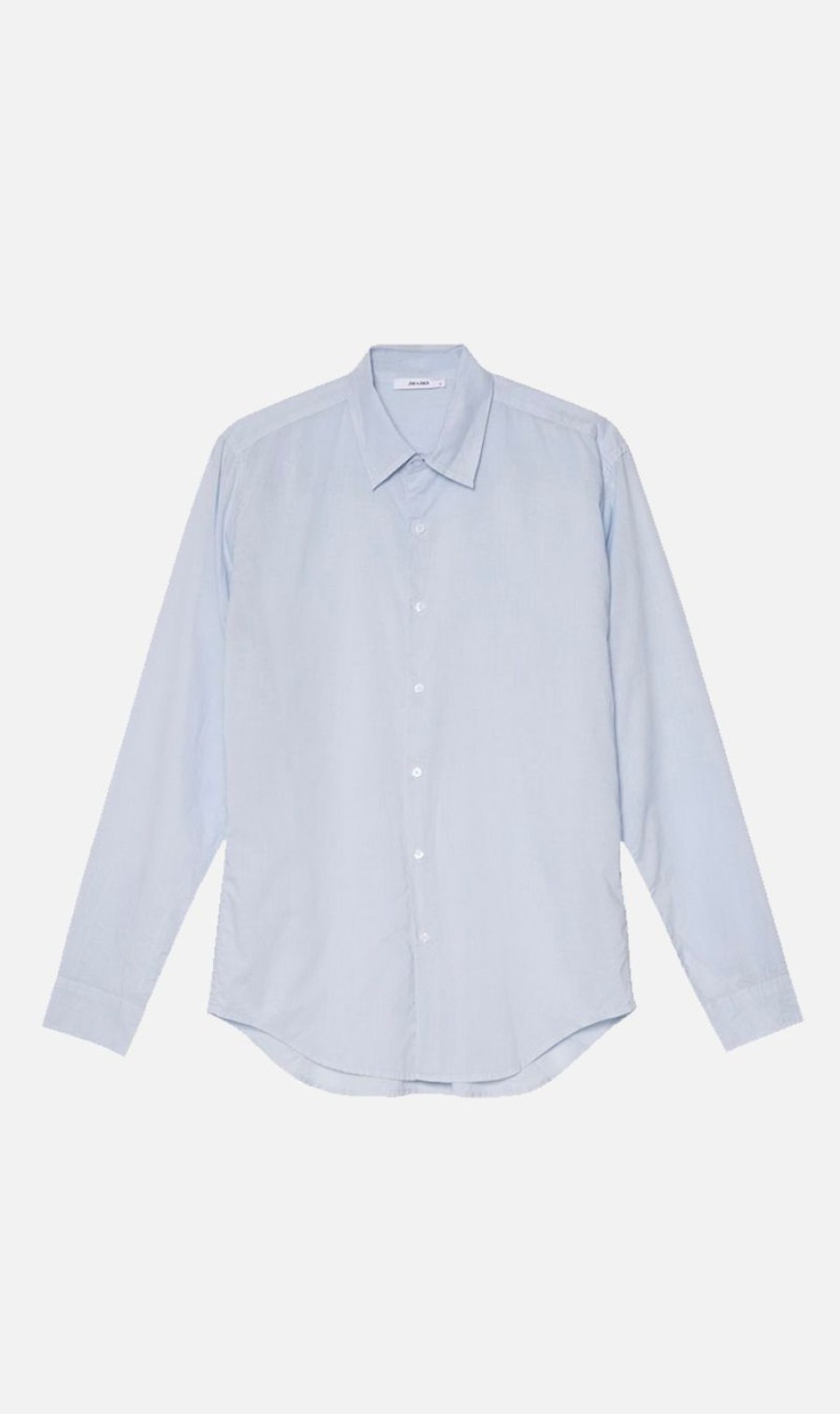 Menswear * | Jac+Jack Jac + Jack | Folded Collar Shirt Aero Blue