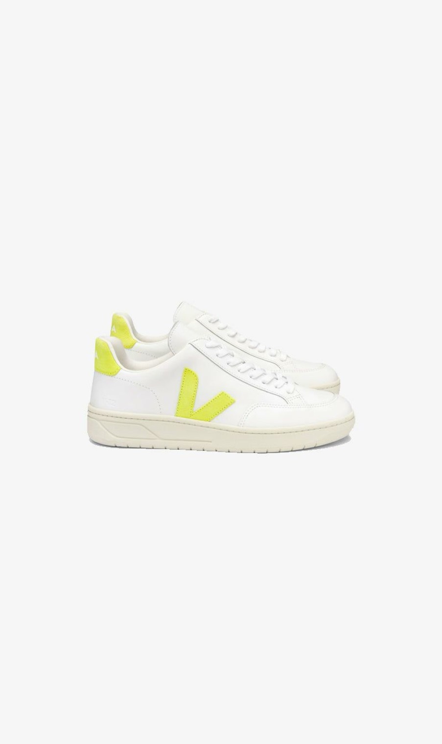 Sneakers * | Veja | V-12 Sneakers White / Jaune / Fluo Misc