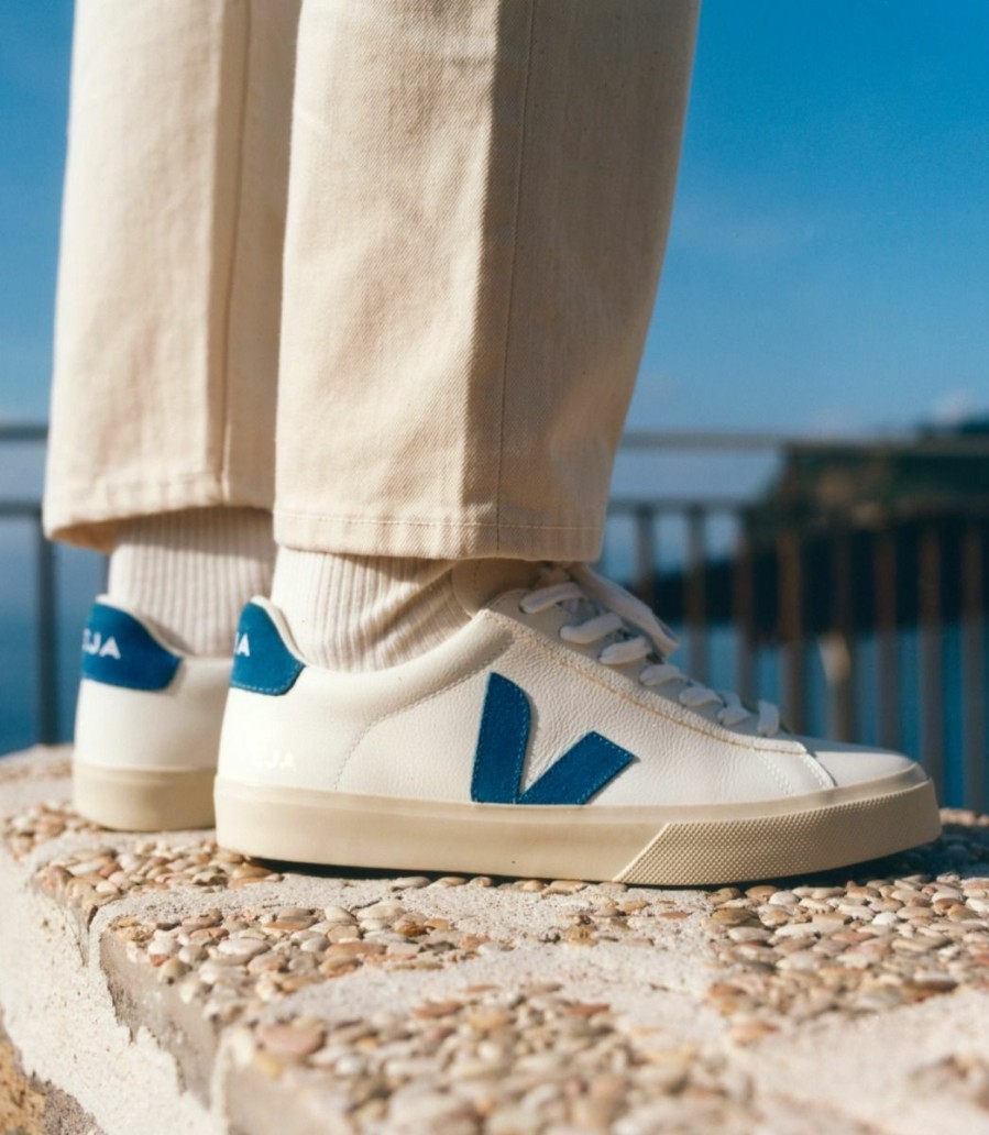 Sneakers * | Veja | Campo Chromefree Extra / Swedish Blue White