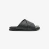 Sandals * | La Tribe | Woven Crossover Slide Black