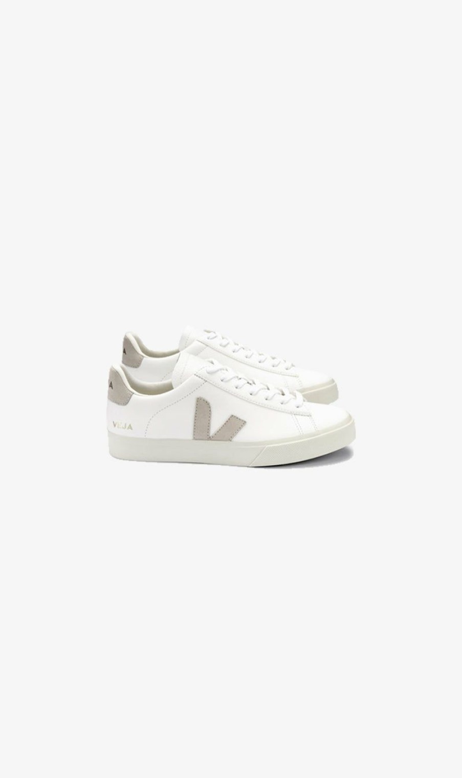 Sneakers * | Veja | Campo Chromefree Extra Natural Suede White